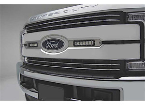 Zroadz - 1717 F250/f350 Oem Grille Led Light Bar Mounts Brushed(only Fits Lariet/king Ranch) - Z415473-KIT
