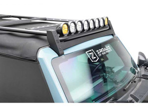 Zroadz - 2123 Bronco Soft Top Rack Noise Cancelling Wind Diffuser Aluminum Black - Z845001