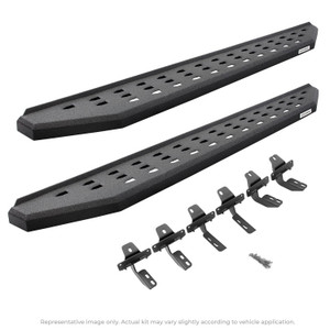 Go Rhino - 24c Tacoma Rb20 Running Boards W/mounting Brackets Kit Protective Bedliner Coat - 69443280T