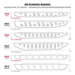Go Rhino - 22c Tundra Rb30 Running Boards W/brackets Textured Black - 69643687PC