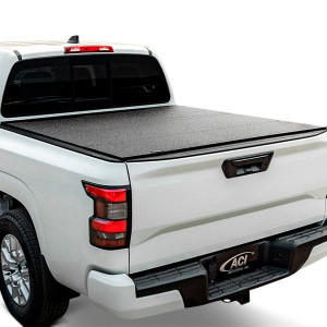 Access Bed Covers - 22c Frontier 6ft Box (w/ Or W/o Utilitrack) Folding Hard Cover Black Urethane - B3030069