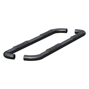 Aries - 3in Round Semigloss Black Steel Side Bars - 205044