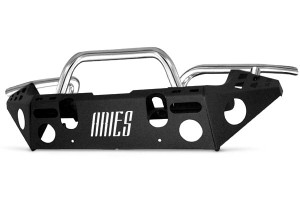 Aries - (dpn)0713 Jk & Jk8 Front Replacement Bumper  Alumalite  Black & Silver - AL15600-3
