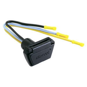 Attwood Corp - Troll Motor Receptacle 3 Wire10ga 12/24volt - 7648-7