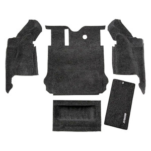 BedRug - 0710 Wrangler Jk Unlimited 5pc Carpet Cargo Kit Grey Bedrug W/tailgate And Tubliner - BRJK07R4
