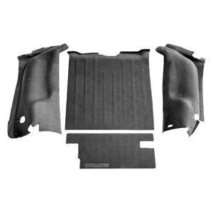 BedRug - 1118 Wrangler Jk Unlimited 5pc Composite Cargo/rear Kit  Bedtred  W/tailgate And Tubliner Gray - BTJK11R4