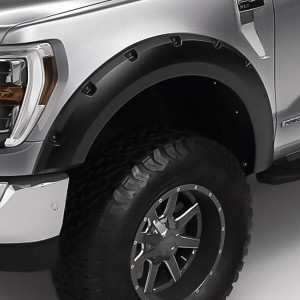 Bushwacker - 9907 F250/f350 Super Duty Fender Flares Forge Style 4pc Textured - 28311-08