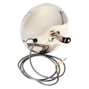 Grote Industries - 8in  Round Convex Mirrors W/offset Ballstud S.s. - 12813