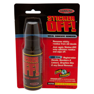 Hardline Products - Stickeroff! Decal Adhesive Removal Fluid2 Oz - 965