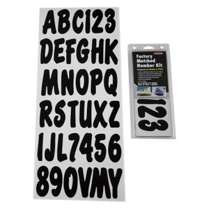 Hardline Products - 200 Series 3in Letter/number Kitsolid Black - BLK200EC