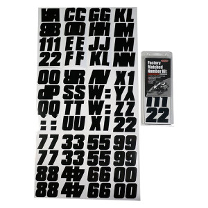 Hardline Products - 500 Series 2in Letter/number Kitsolid Black - BLK500EC