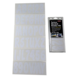 Hardline Products - 200 Series 3in Letter/number Kitsolid White - WHI200EC