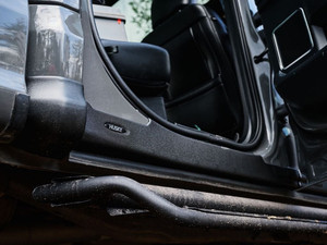 Husky Liner - 9906 Silverado 1500 Crew Cab Trail Armor Rocker Panel  4 Pc Set Black - 2874067