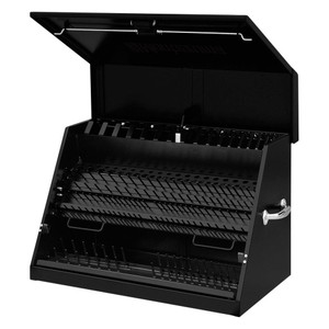 Montezuma - 30in X 19in Triangle Toolbox Steel Black - LA400B