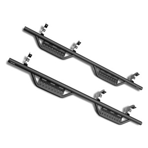 N-Fab - 0713 Silverado/sierra 1500/0814 Silv/sierra 2500hd/3500hd Ext Cab(gas) Nerf Step Rs Textured Blac - 107417322