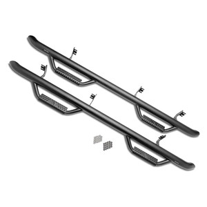 N-Fab - 1418 Silverado/sierra 1500 Double Cab Nerf Step Cab Length 2 Steps Per Sidetextured Black - C1473QC-TX