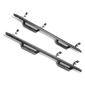 N-Fab - 19c Silverado/sierra 1500/20c Silvearado/sierra 2500/3500 Double Cab Epyx Step System Text Black - EXC19QC-TX