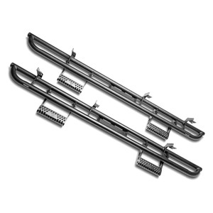 N-Fab - 21c Bronco 2 Door Textured Black Rkr Step System - F212BRKRS2