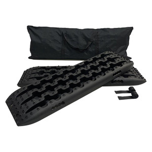 Overland Vehicle Systems - Recovery Ramp W/pull Strap And Storage Bag  Black/black - 19169910