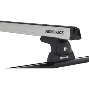 Rhino-Rack - Heavy Duty Rlt600 Trackmount Silver 2 Bar Roof Rack - JA6231