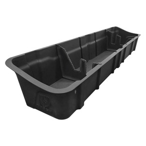 Tyger Auto - 15c F150(excl Xl/xlt)/1720 F250/f350/f450/f550 Crew Cab Rear Underseat Storage Box Blk Organizer - TG-CB5F2228