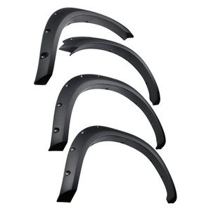 Tyger Auto - 0918 Ram 1500 (excl R/trebelwarlock)blk Ruggedtxt Pocket Style Fender Flare Set4 Piece - TG-FF8D4147