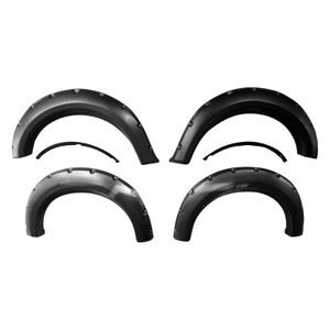 Tyger Auto - 0914 F150 Styleside Paintable Smooth Matte Blk Pocket Style Fender Flare Set4 Piece - TG-FF8F4028