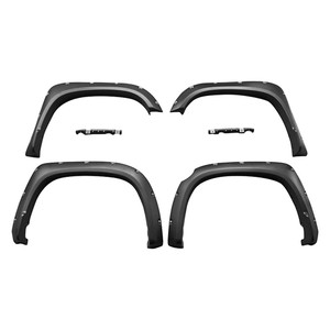 Tyger Auto - 1421 Tundra Smooth Matte Blk Paintable Pocket Style Fender Flare Set4 Piece - TG-FF8T4178