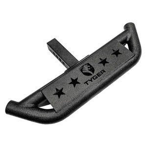 Tyger Auto - Hitch Armor Compatible W/vehicles W/2in Hitch Receiver Txt Blk Hitch Step W/pin Lock And Stabilizer - TG-HS8U81238