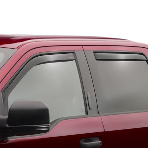 WeatherTech - 1418 Silv/sierra 1500/1519 Silv/sierra 2500/3500 Dbl Cab Fnt/rear Side Window Deflectordark Smoke - 82740