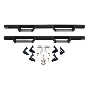 Westin Automotive - 0719 Silv/sierra 1500/2500/3500 Ext/dbl Cab Text Black Hdx Ss Drop Nerf Bars - 56-137152