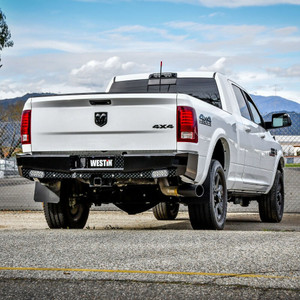 Westin Automotive - 09c Ram 1500/1118  Ram 2500/3500 (excl. Dual Exhaust) Hdx Bandit Rear Bumper Bl - 58-341175