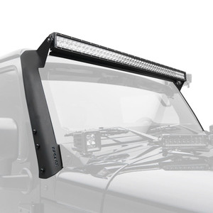 Zroadz - 0718 Wrangler A Pillar Roof Level Led Light Bar Mount W/50in Straight Led & W - Z374811-KIT-S