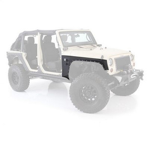 Smittybilt - 0718 Wrangler Jk 2/4 Dr Xrc Front Fenders Armor; Sold As Pair; Black Textured - 76880