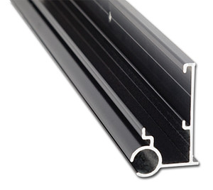 AP Products - Insert Gutter/awning Rail Black 8 Ft - 021-56302-8
