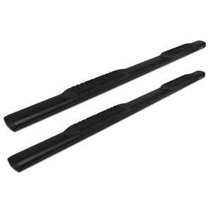 Raptor - 0918 Ram 1500 Quad Cab 5in Black Textured Aluminum Oval Step Bars - 2002-0051BT