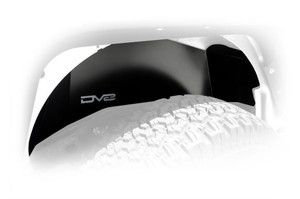 DV8 Offroad - Jeep Jk Inner Fender Rear Black 0718 Wrangler Jk Aluminum - INFEND-01RB