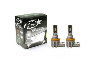 Race Sport Lighting - H11 Pnp Series Plug N Play Super Lux Led Oem Replacement Bulb Kit - RSPNPH11