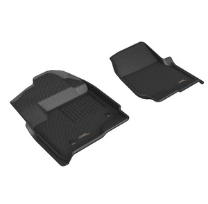 3D Mats - 3d Kagu Floor Mat 1st Row Black - L1FR10711509