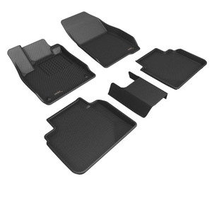 3D Mats - Honda Accord 2023 Kagu Black R1 R2 - L1HD13401509