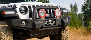Arb Usa - Winch Bumper Filler Plate Tex'rd Bl - 3550150