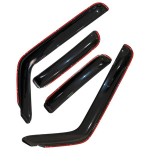 Black Horse - Smoke Rain Guards - 1494270IN