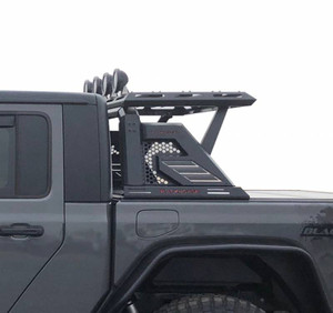 Black Horse - Armour Ii Roll Bar W/basket Kit - AR2-05BA3-PLFB