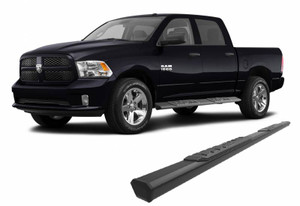 Black Horse - Epic Running Boards Black - E0685