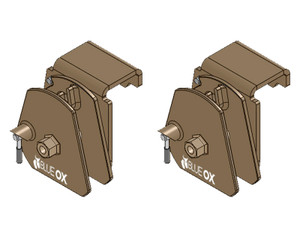 Blue Ox - Rotating Latch Clamp Pair - BXW4010