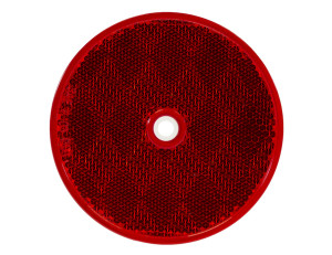 Buyers Prod - Reflector  Red  3-3/16in Round Bolt - 5623316