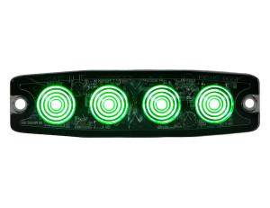 Buyers Prod - Light Strobe 4-3/8in 4-led Green - 8892249
