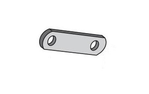 Dexter Axle - Shackle Link 2.25 Hl To Hl 3.5 Ovrl - 018-011-05