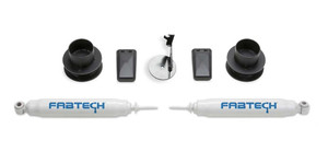 Fabtech - 2.5' Coil Spcr Kit W/perf Shks - FTS23227