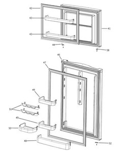 GE Applicances - Gpv10 Stainless Refrigerator Door - WR78X32432